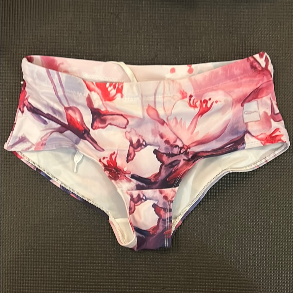 Floral Pink Swim Bottoms